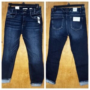 KanCan Women's High Rise Jeans - Dark Blue